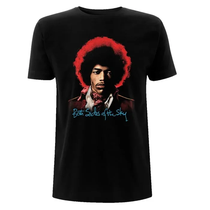 Jimi hendrix – both sides of the sky (unisex black t-shirt) medium