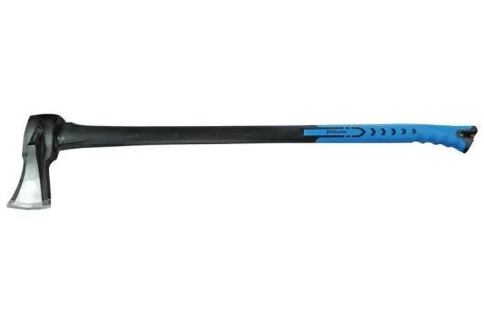 Jobi Extra WXT067 hacha de 2,2 kg con cabeza en forma de cuña, mango de fibra de vidrio antideslizante, herramienta robusta y precisa para trabajos de carpintería y jardinería