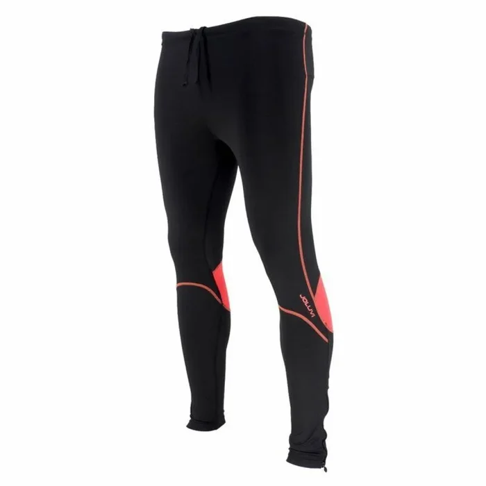 Joluvi Unisex Fit-LYC Pantalones, XL, Negro/Amarillo Neón