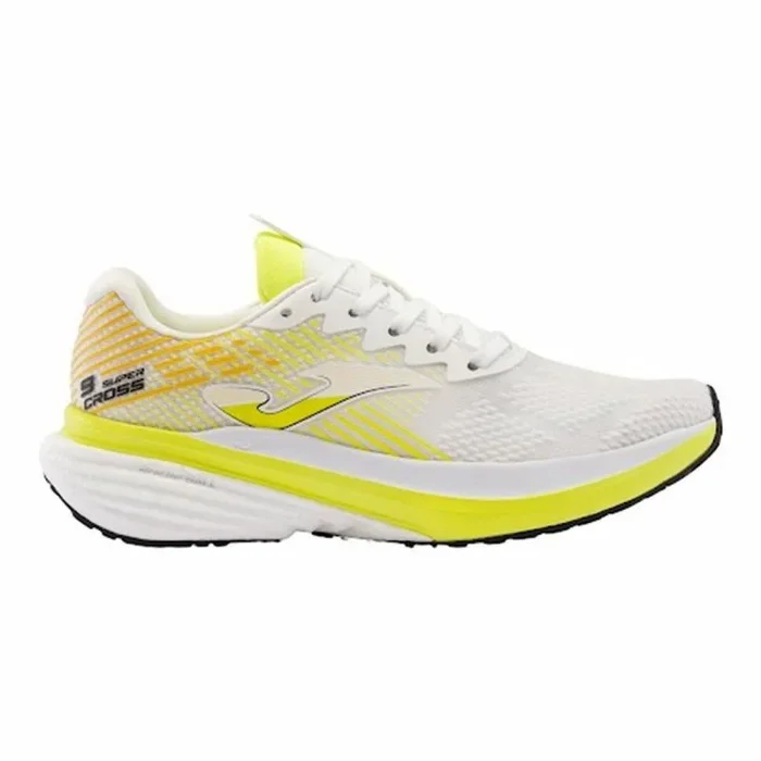 Joma – Zapatillas Running Hombre Super Cross 2402 – Color Blanco, Talla 45