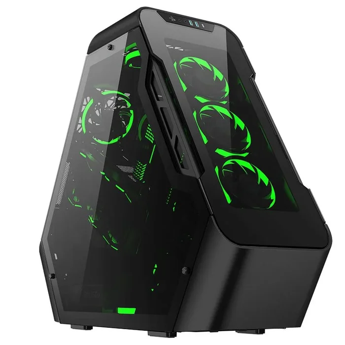 Jonsbo TR03-G BLACK carcasa de ordenador Cubo Negro