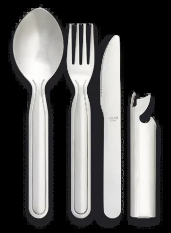 Juego de Cubiertos Albainox con Abridor, Tenedor, Cuchara y Cuchillo de Acero Inox 17067