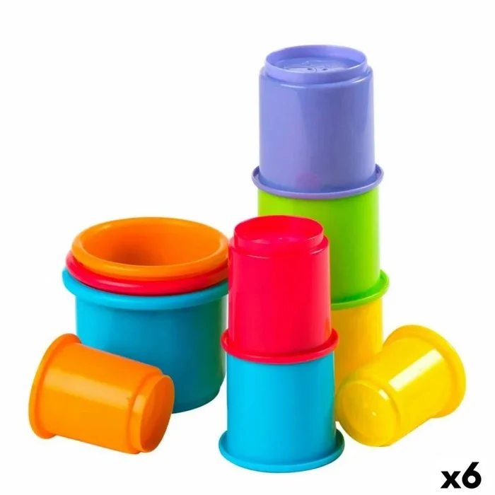 Juego de habilidad para bebé playgo 10 piezas 7 x 27 x 7 cm (6 unidades)