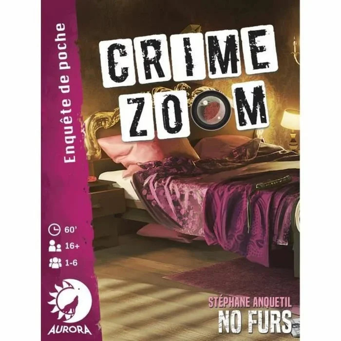 Juego de mesa asmodee crime zoom : no furs (fr)
