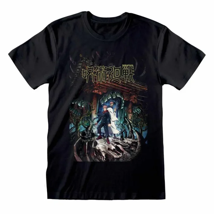 Jujutsu kaisen – poster (unisex black t-shirt) ex ex large