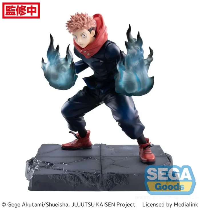 Jujutsu kaisen estatua luminasta pvc figurizm yuji itadori joint struggle 16 cm