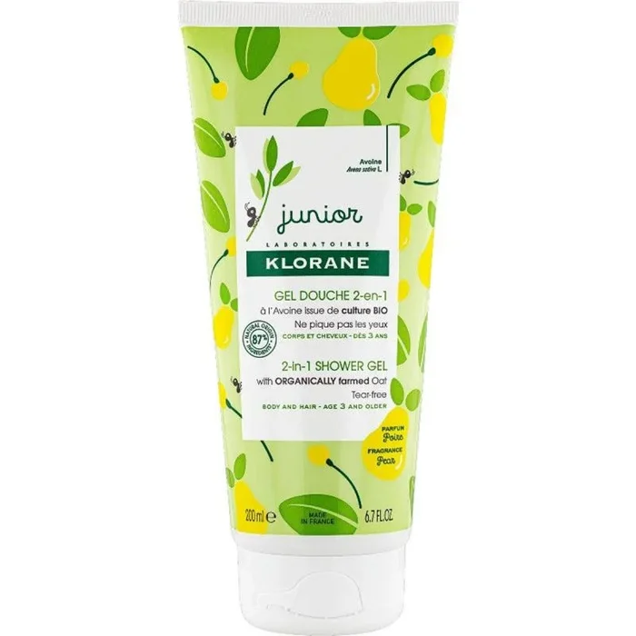 Junior gel de baño cabello y cuerpo #pera 200 ml