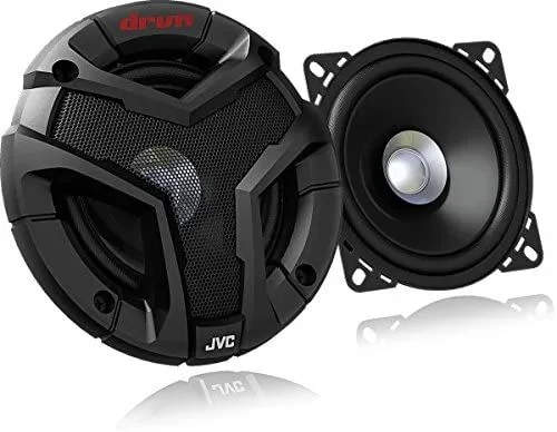 JVC CS-V418 altavoz audio – Altavoces para coche (87 Db, 180W, 20W, 10 cm, 350g, 4,5 cm) Negro