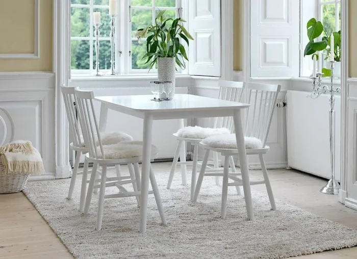 Jysk 3617190 mesa de cocina y comedor Hogar Forma rectangular Mesa fija 4 pata(s)