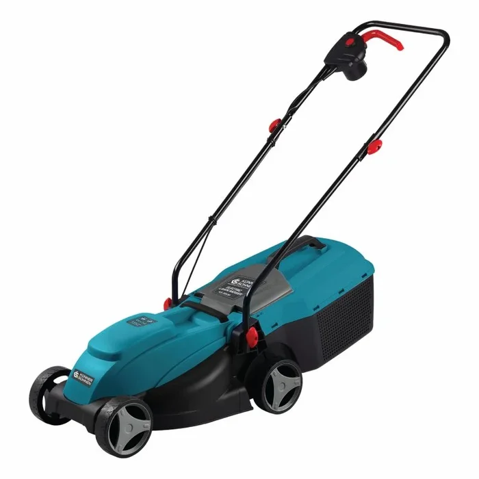 K&S Könner&Söhnen KS 32LM rasenmäher Elektro 1000 W, Lawn Mower mit Schnittbreite 320 mm,elektrorasenmäher Schnitthöhe 25–45–65 mm, Elektro rasenmäher mit Grasfangbox 25 l.