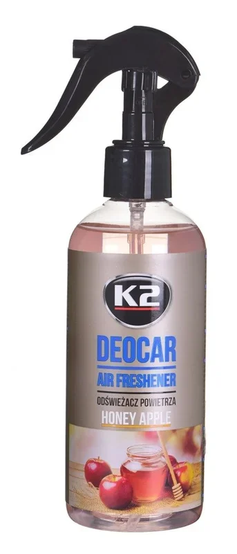K2 CAYON Spray Ambientador – Eliminador de Olores – Spray Ambientador para Coche, Oficina y Hogar – Más de 700 Aplicaciones 250 ml (Manzana de Miel)