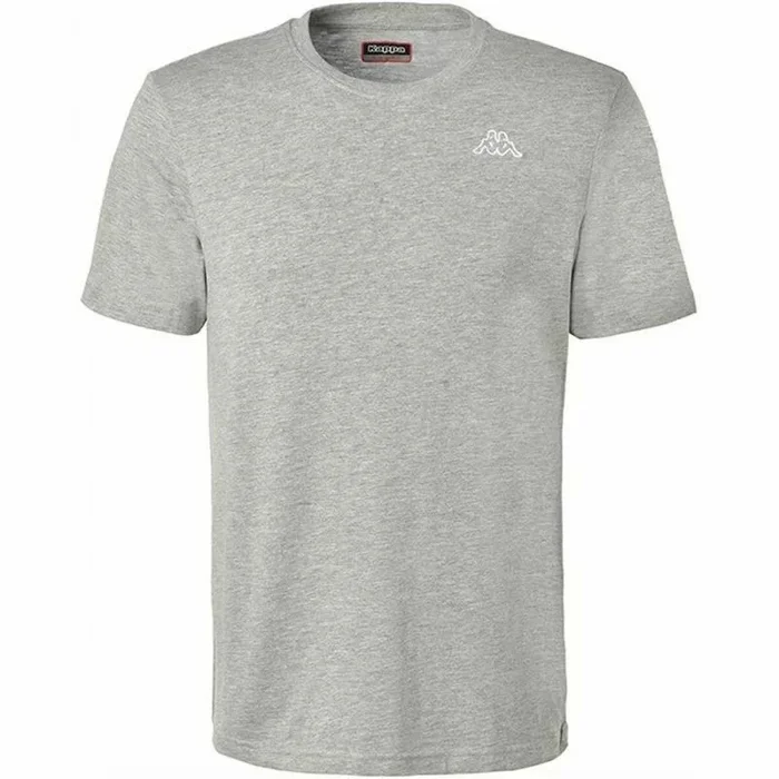 Kappa Cafers Slim tee Camiseta técnica cómoda y con Estilo Hombre, Grey MD Mel, XL