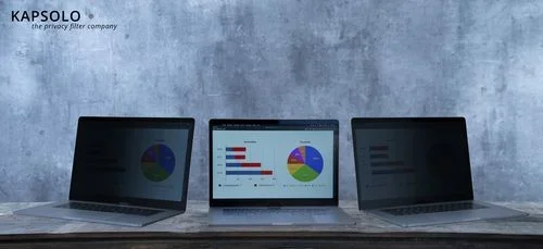 KAPSOLO 2-Vías (izquierda/derecha) Filtro de privacidad adhesivo para DELL Latitude 7389/7390 2in1