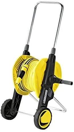 Kärcher 2.645-166.0 carrete de manguera de jardín Tambor de carrete Negro, Amarillo