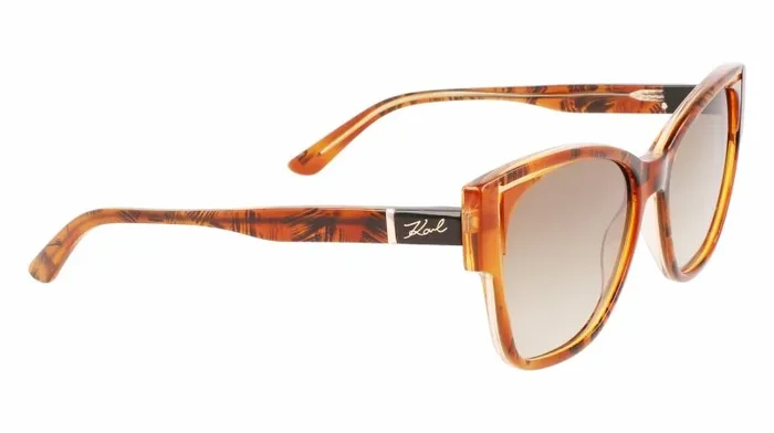 KARL LAGERFELD KL6069S Gafas, Texture/Peach, 54/16/140 para Mujer