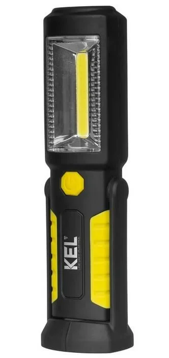 KEL Linterna de Taller 2W COB LED Recargable LW-1A, iluminación potente, diseño compacto, ideal para trabajos y emergencias