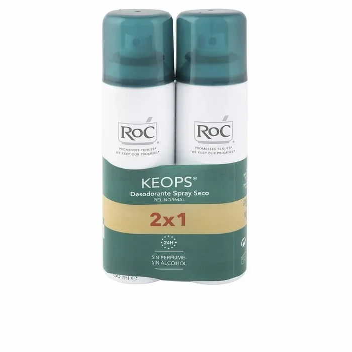 Keops desodorante spray seco lote 2 pz