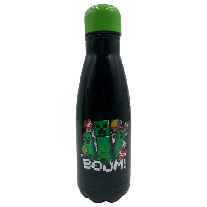 Kids Licensing Botella de acero inoxidable 500 ml, Minecraft