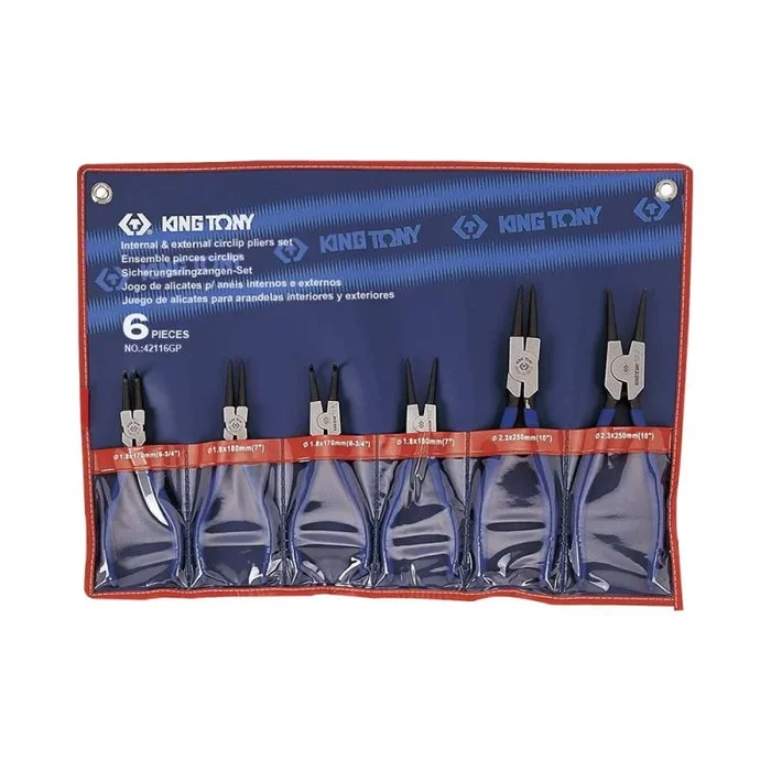 King Tony 42116GP – Set 6 alicates equipo sistema de 6