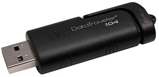 Kingston Technology DataTraveler 104 unidad flash USB 64 GB USB tipo A 2.0 Negro