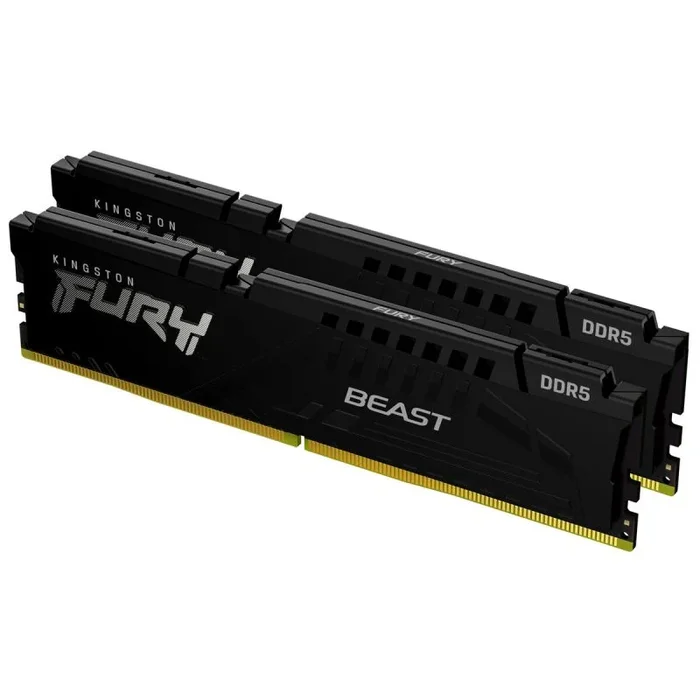 Kingston Technology FURY Beast 64GB 6000MT/s DDR5 CL36 DIMM (Kit de 2) Black