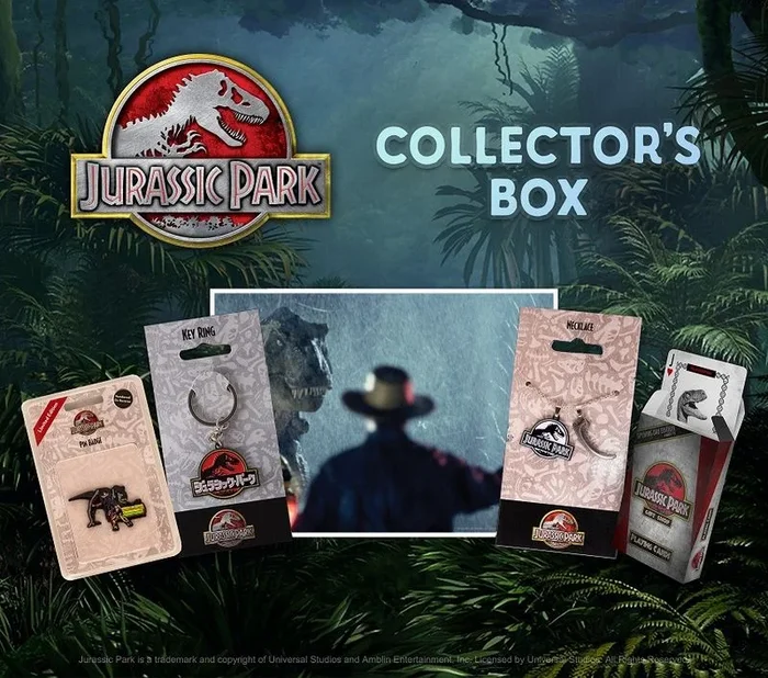 Kit collector box jurassic park