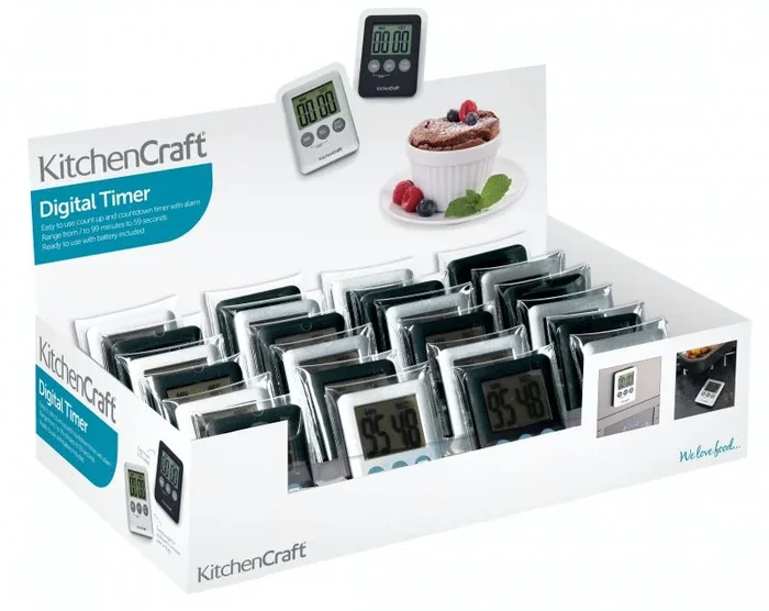Kitchen Craft Blue Card mline Digital Kitchen Craft Sli termómetros temporizadores