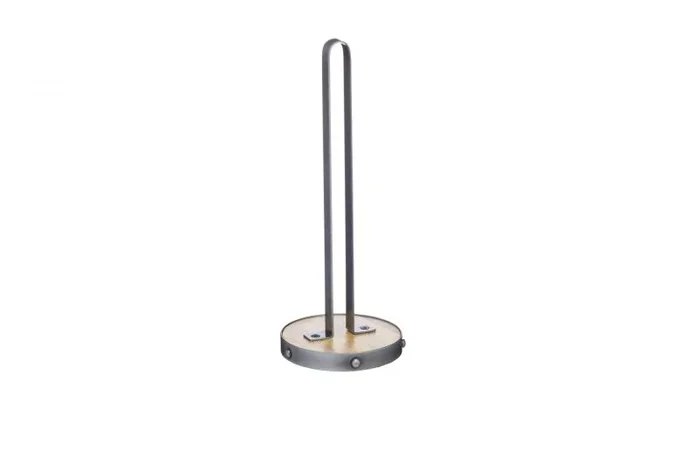 KitchenCraft Portarrollos de cocina Industrial de metal / madera, 31 cm (12″)