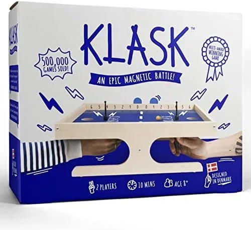 Klask: Spieler: 2, Dauer: ca. 10 Minuten