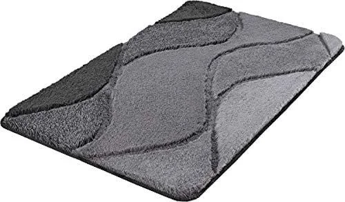 Kleine Wolke Fiona – Alfombrilla de baño (60 x 100 cm), Color Gris