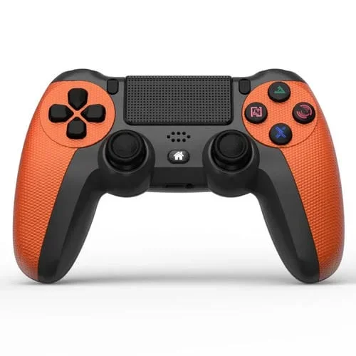 Km048 para Ps4 Bluetooth Wireless Gamepad Controller 4.0 con Barra de Luz (Vitalidad Naranja)