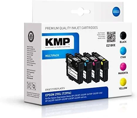 KMP E218VX cartucho de tinta Negro, Cian, Magenta, Amarillo