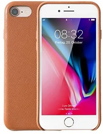 KMP Leather Case funda para teléfono móvil 11,9 cm (4.7″) Marrón