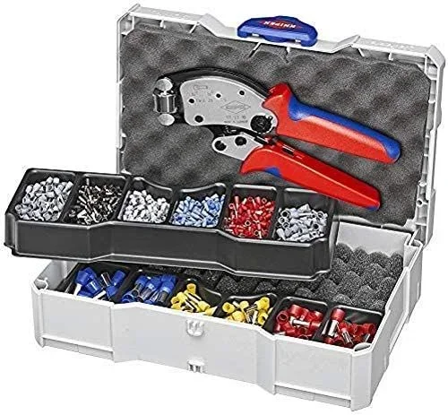 Knipex Surtido de crimpado para punteras huecas con collar de plástico 97 90 13