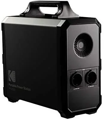 Kodak PPS1500 – Estación de Carga portátil con batería de Iones de Litio de 1500 WH, 2 enchufes, 4 Puertos USB, 1 Puerto USB-C, 1 Conector para Encendedor de Cigarrillos