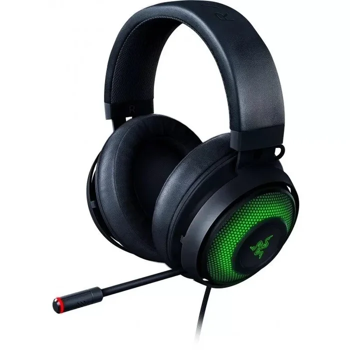 Kraken Ultimate – Auriculares USB con sonido envolvente y micrófono ANC (micrófono con supresión activa de ruido, altavoces de 50 mm ajustados a medida, audio espacial THX) Negro