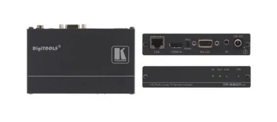 Kramer Electronics TP-580TXR extensor audio/video Transmisor de señales AV Negro