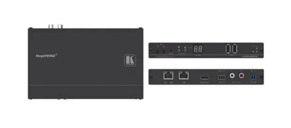 Kramer video 4k 4:2:0/audio/rs-232/ir/usb de alto rendimiento en tiempo real sobre una red estandar