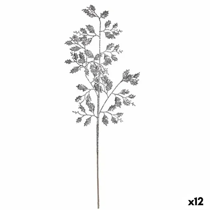 Krist+ Rama Purpurina Plateado Metal Plástico 41 x 75 x 2,5 cm (12 Unidades)