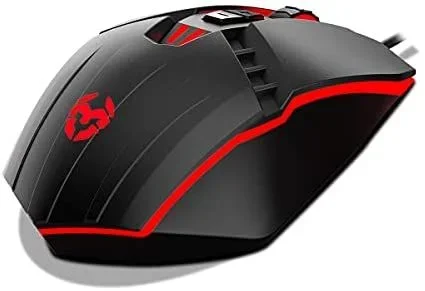 Krom Kalax ratón Juego mano derecha USB tipo A Óptico 3200 DPI