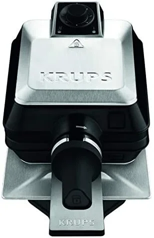 Krups FDD95D 2 barquillo(s) 1200 W Negro, Acero inoxidable
