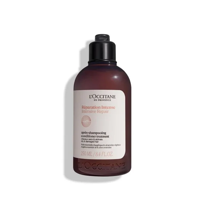 L’OCCITANE Champú Reparador Intensivo – Para Cabello Seco a Muy Seco, Fortalece y Nutre en Profundidad, Fórmula Enriquecida con Aceites Esenciales, Cuidado Capilar de Lujo, Reparación Intensa, 250 ml