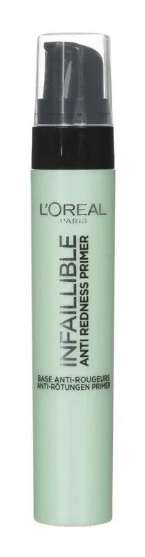 L’Oréal Paris Infallible, Prebase de Maquillaje Antirrojeces 24h, Tono 02 The Neutralizer