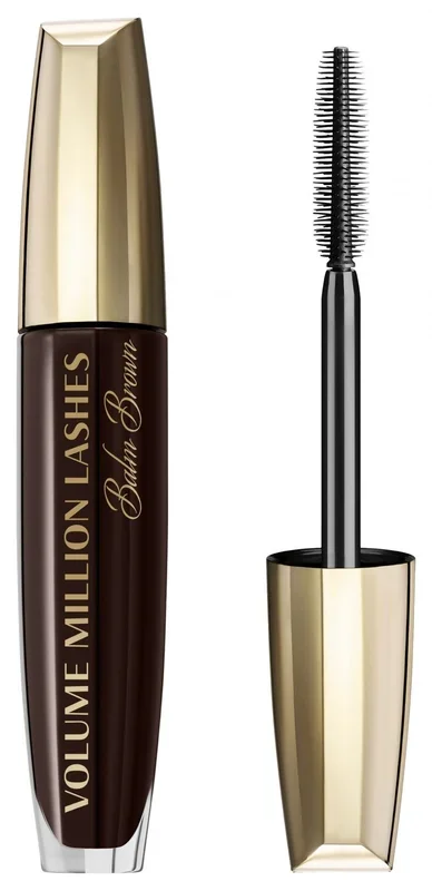 L’Oreal Paris Men Expert Volume Million Lashes máscara volumen limpio, 10.7 ml, Brown