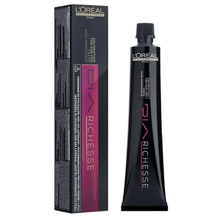L’oreal professionnel, dia richesse, ammonia-free, semi-permanent hair dye, 7.13 natural honey blonde, 50 ml