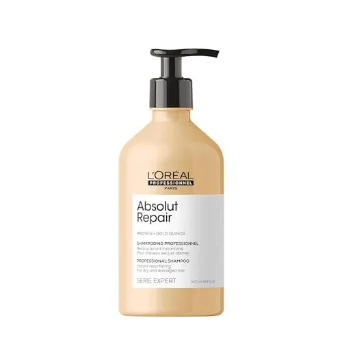 L’Oréal Professionnel, Champú Tratamiento Reconstructor para Cabellos Secos y Dañados, Absolut Repair, 750 ml