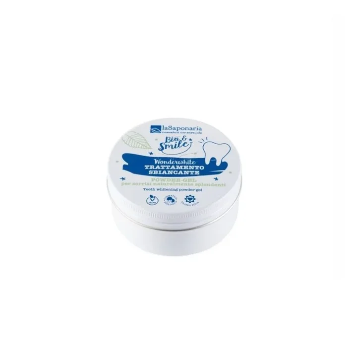 La Saponaria | WonderWhite – Polvo Blanqueador de Dientes Natural con Acción Antimanchas, 50gr