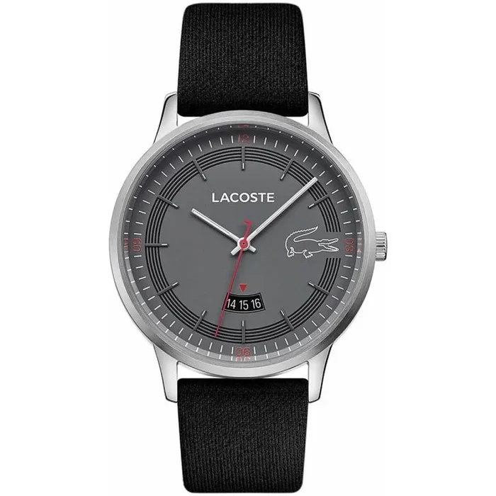 Lacoste Reloj Analógico para Hombres de Cuarzo con Correa en Tejido 2011032
