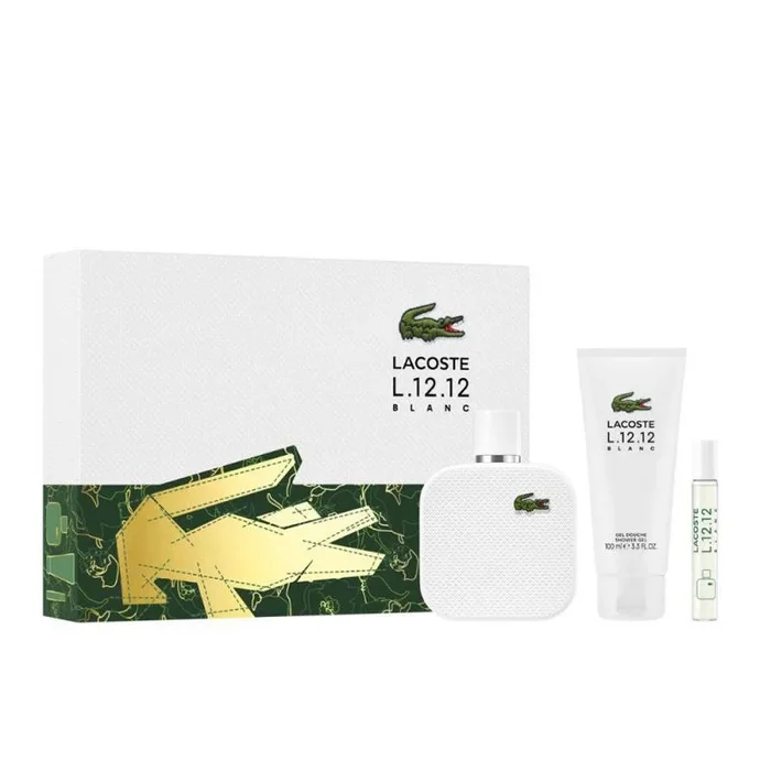 Lacoste Set de Perfume Hombre L. 12 .12 POUR LUI 3 Piezas