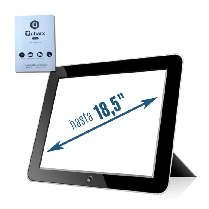 Lamina de proteccion frontal qcharx qx1max para tablet – portatil 18pulgadas